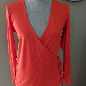Banana Republic wrap top Sm